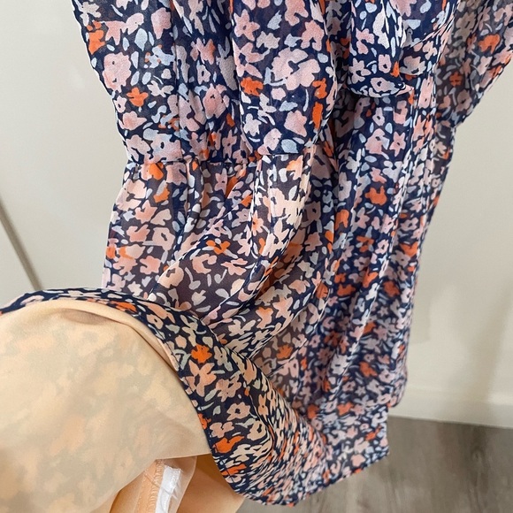 BCBGeneration Floral Sleeveless Mini Dress Size Medium - Picture 7 of 8